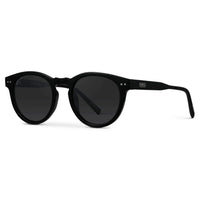 WMP Eyewear - Tate Polarized Sunglasses - Black Frame / Black Lens