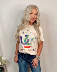 Let The Good Times Roll Vintage Washed Graphic Tee