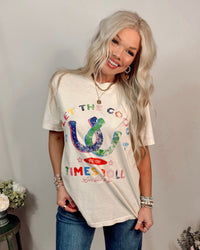 Let The Good Times Roll Vintage Washed Graphic Tee