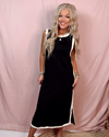 CEO Of Chic Black Contrast Dress