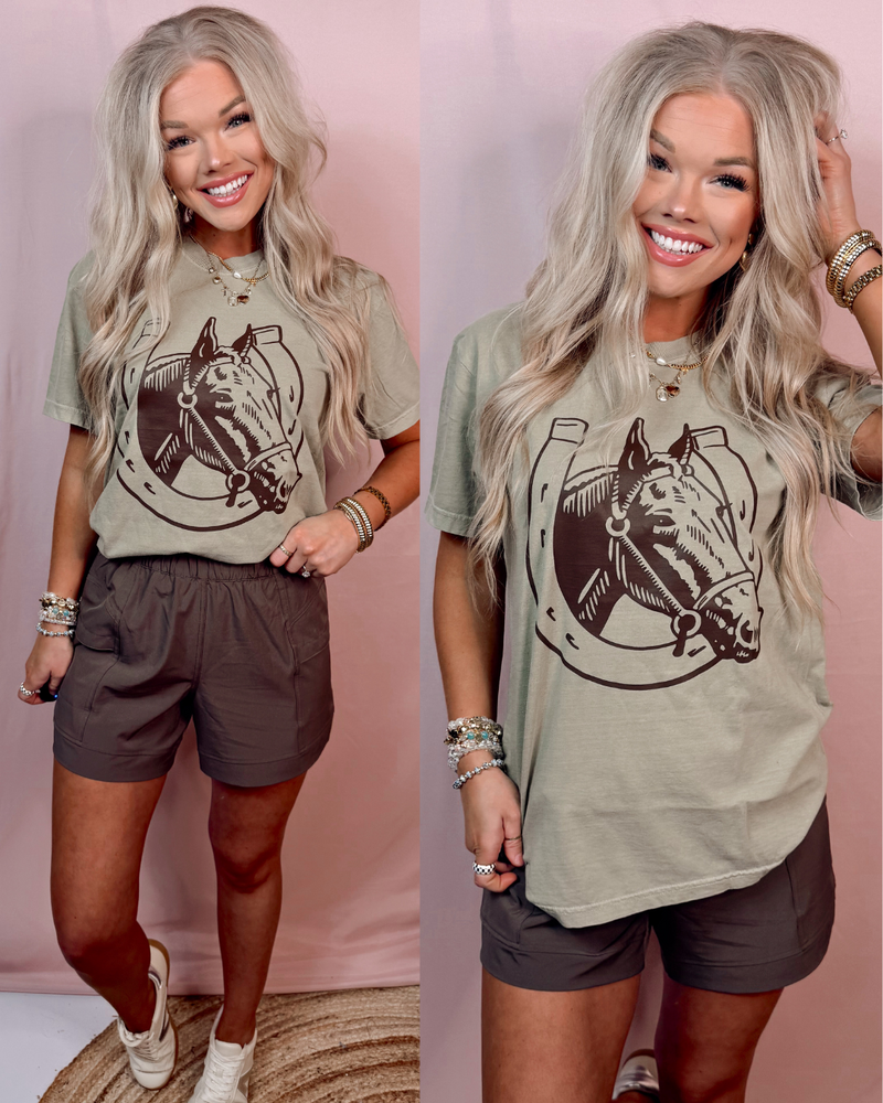 Care-Free Cool Girl Cargo Shorts - Espresso