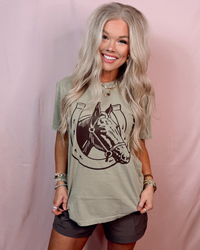 One Lucky Horse Graphic Tee