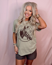One Lucky Horse Graphic Tee