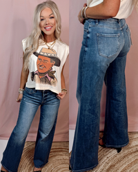 Rodeo Drive High Rise Wide Leg Jeans