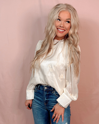 Laced In Elegant Embroidery Detailed Blouse