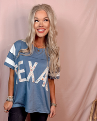 Texas Magnolias Floral Applique Tee