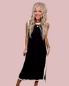 CEO Of Chic Black Contrast Dress
