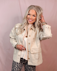 Desert Hem Western Stitch Embroidered Jacket