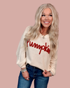 Spice of the Season Oversized Sweater Top - Ivory