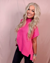 Picture Perfect Knit Sweater Top - Pink