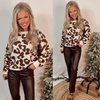 Laid Back Leopard Knit Sweater