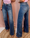Coast To Coast High Rise Tummy Control Wide Leg Jeans