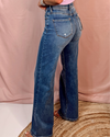 Coast To Coast High Rise Tummy Control Wide Leg Jeans