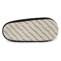 Snoozies Sparkle Tweed Slipper With Memory Foam - Black + White