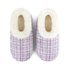 Snoozies Sparkle Tweed Slipper With Memory Foam - Purple