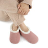 Snoozies Solid Cozy Corduroy Slipper With Memory Foam - Dusty Rose