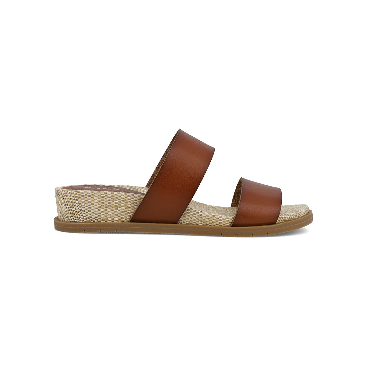 MIA Yelena Slides - Cognac/Raffia