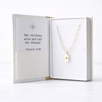 Lenny & Eva | Storytellers Collection Necklace : Star { Proverbs 31:28 }