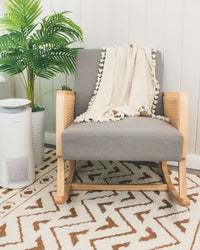 Birch Waffle Knit Baby Blanket