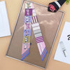 Assorted Satin Printed Twilly Scarf Belts / Necklaces