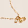 Path To Greatness Gold Dipped Necklace + Charm Trio Set