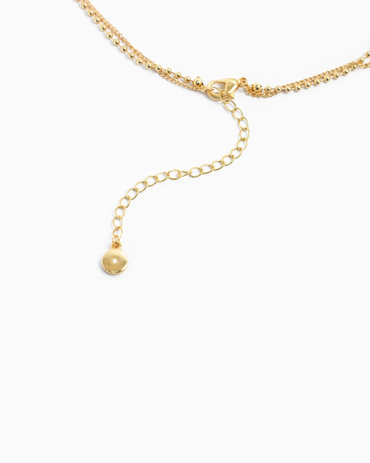 Double The Fun Layered Gold Bit Necklace