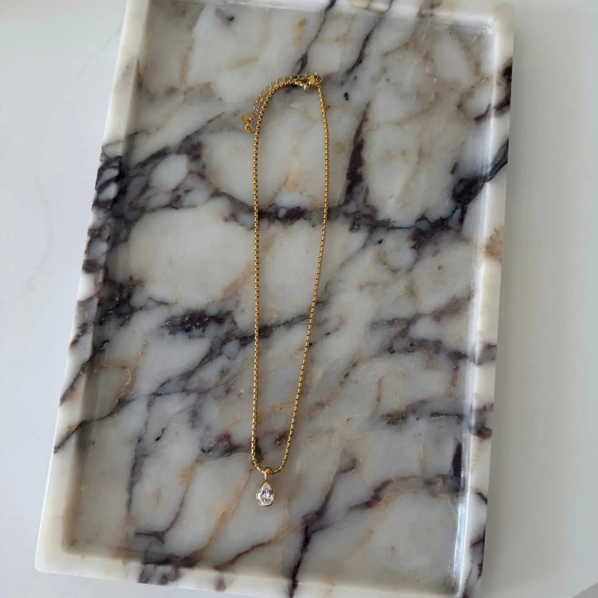 CSP | The Chelsea Necklace : 18K Gold Plated Stainless Steel + Water Resistant