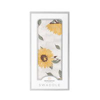 Sunflower Farm Bamboo Swaddle