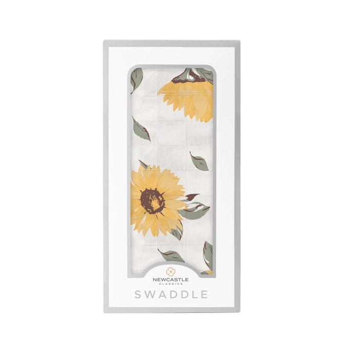 Sunflower Farm Bamboo Swaddle