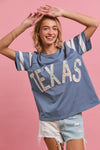 Texas Magnolias Floral Applique Tee