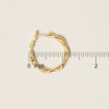 14K Gold Dipped Everyday Essential Twisted Hoops