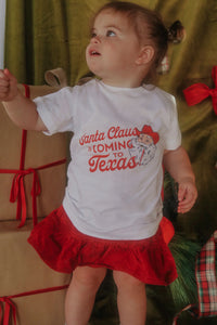 Santa Claus Is Coming To Texas Kids Graphic