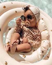 Itzy Ritzy Soother Natural Rubber Paci Sets: Coconut + Toast