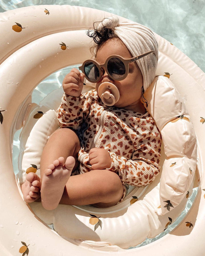 Itzy Ritzy Soother Natural Rubber Paci Sets: Coconut + Toast