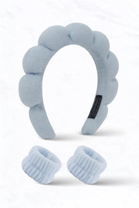 Spa Day Plush Headband & Wristband Set