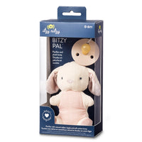 Itzy Ritzy - Bitzy Pal Natural Rubber Pacifier & Stuffed Animal - Bunny