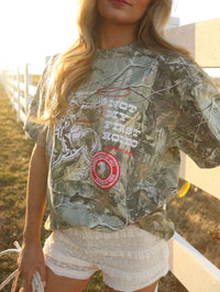 Camo Rodeo Oversized Boxy Graphic Tee
