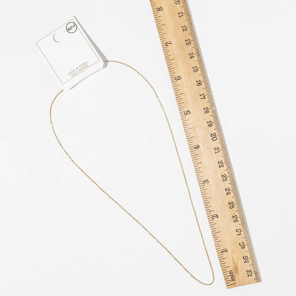 14K Gold Dipped Box Chain Necklace