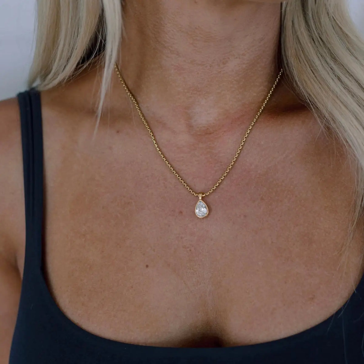 CSP | The Chelsea Necklace : 18K Gold Plated Stainless Steel + Water Resistant