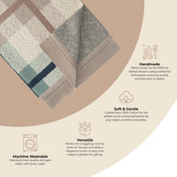 Charlie Farmhouse Knitted Plaid Blanket