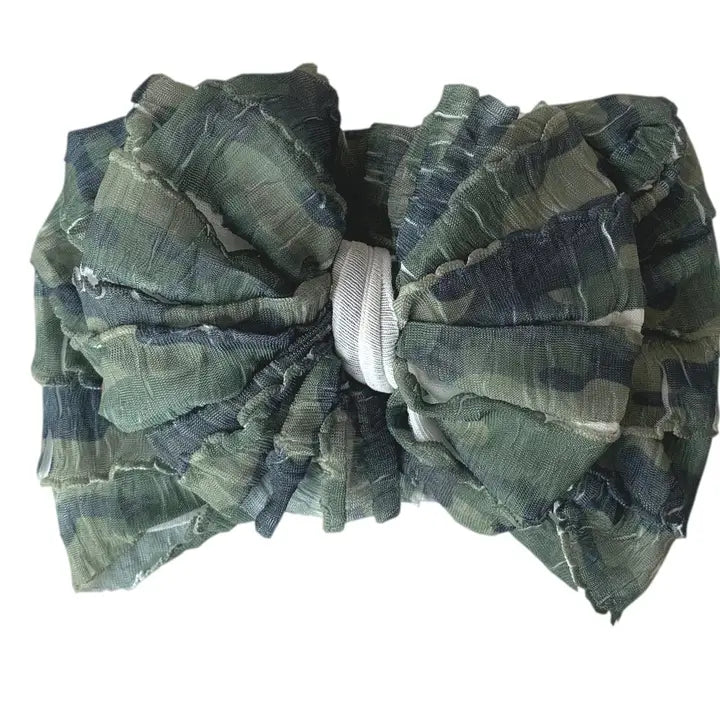 Assorted Ruffled Headband Bows