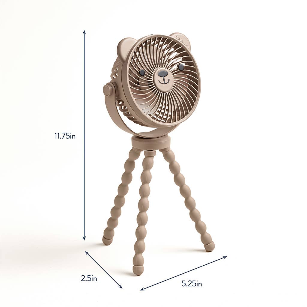 Itzy Breeze 3-Speed Stroller Fan: Taupe
