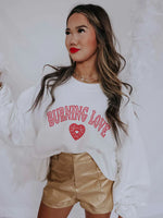 Burning Love Front + Back Graphic Pullover