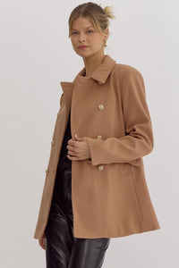 Warm Embrace Elegant Faux Wool Coat