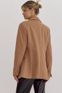 Warm Embrace Elegant Faux Wool Coat