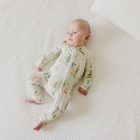 CP Convertible Zip Up Footie - Forest Explorer