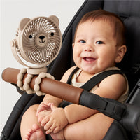 Itzy Breeze 3-Speed Stroller Fan: Taupe