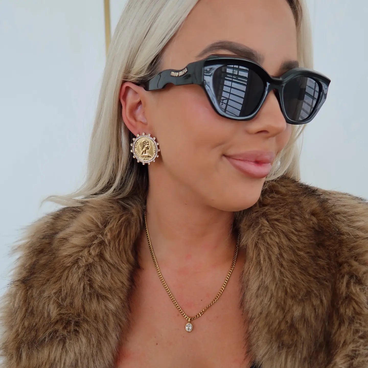 Audrey Chain + Charm Water Resistant Necklace