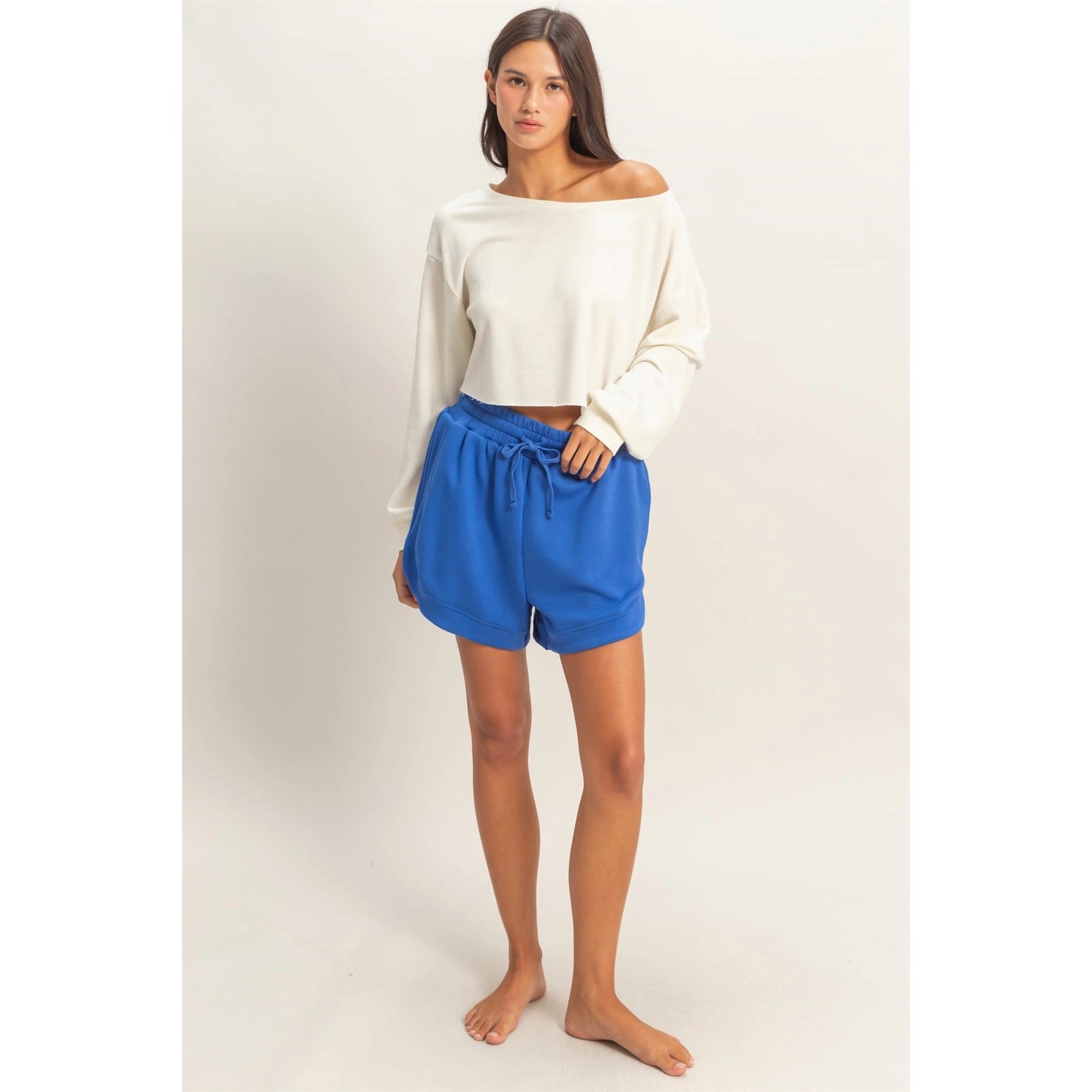 Soft Structure Essential Drawstring Shorts - Cobalt