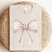 Baseball Babe Bow Graphic Tee